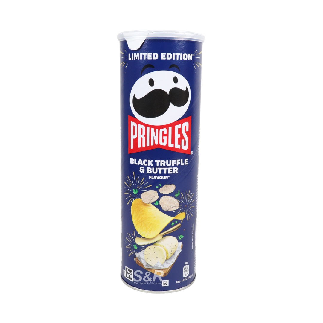 Pringles Black Truffle & Butter Potato Chips 165g